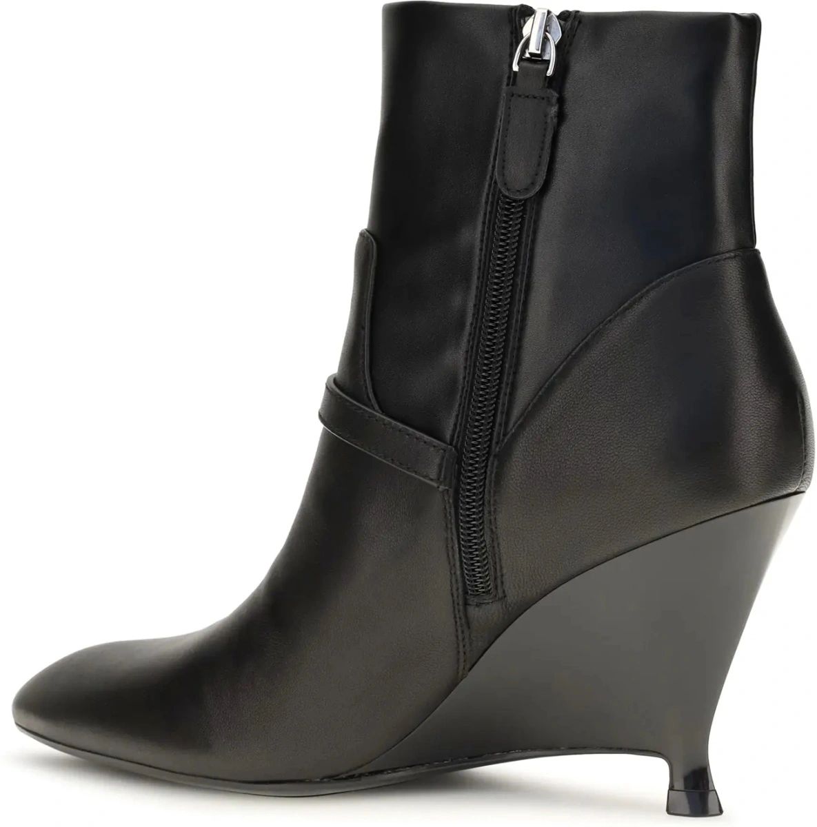 Bocanci casual Pinko negri din piele - Img 3