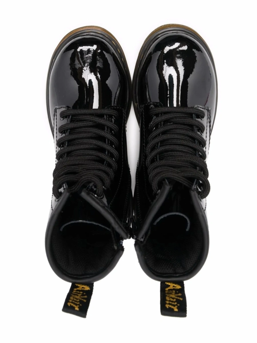 Bocanci Dr. Martens negri din piele - Img 3