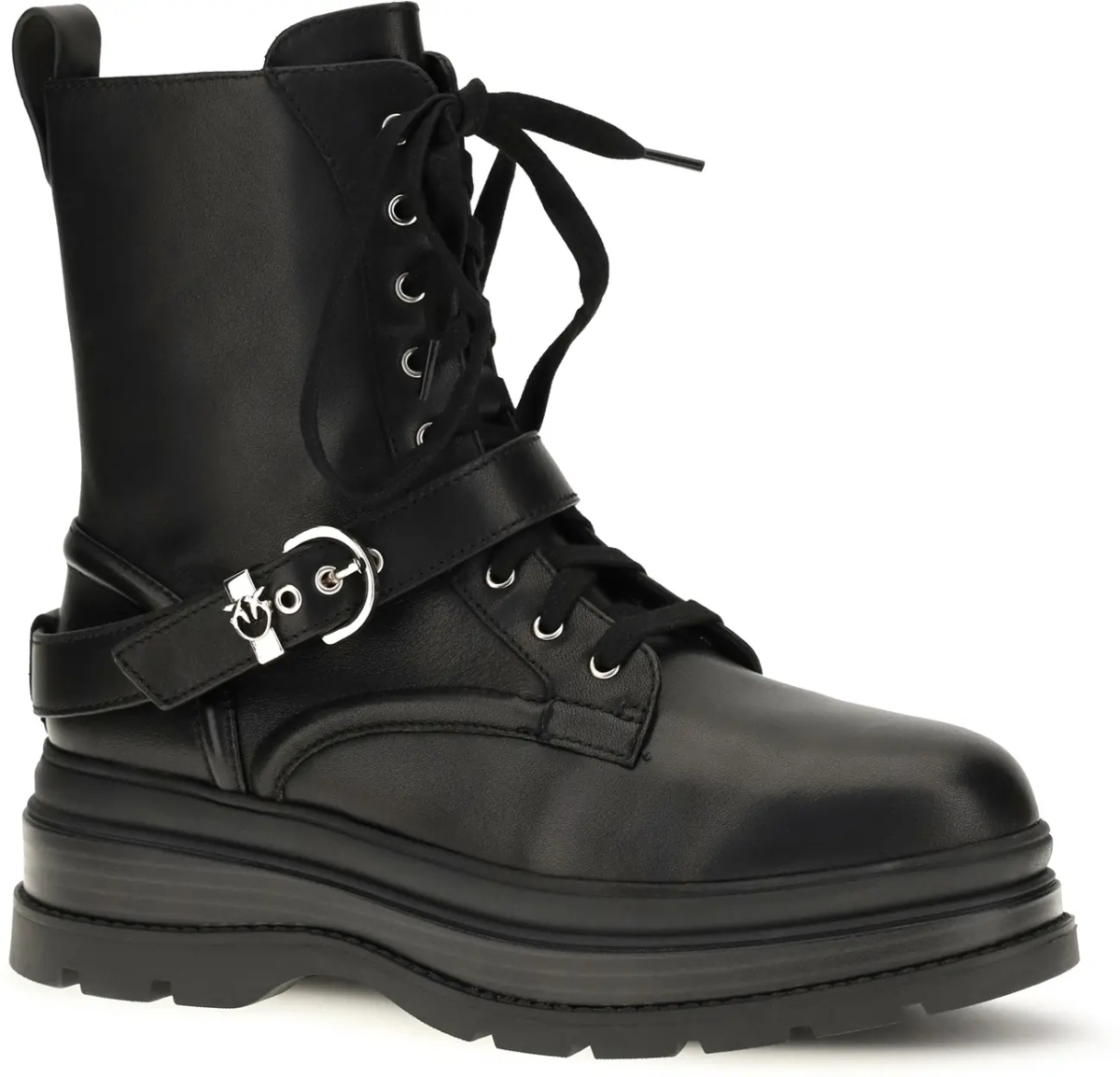Bocanci Eva lace-up leather ankle Boots - Img 2