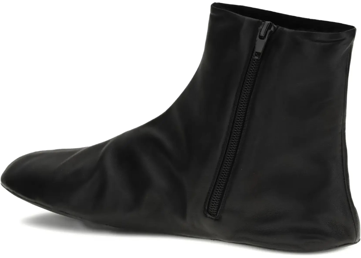 Bocanci Leather ankle Boots lined with soft shearling - Img 3