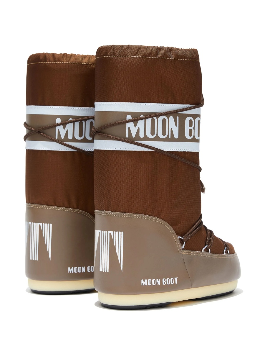 Bocanci Moon Boot maro din poliamida si pvc - Img 2