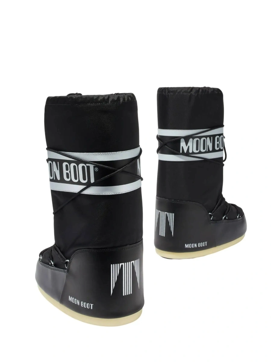 Bocanci Moon Boot negri din nylon - Img 3
