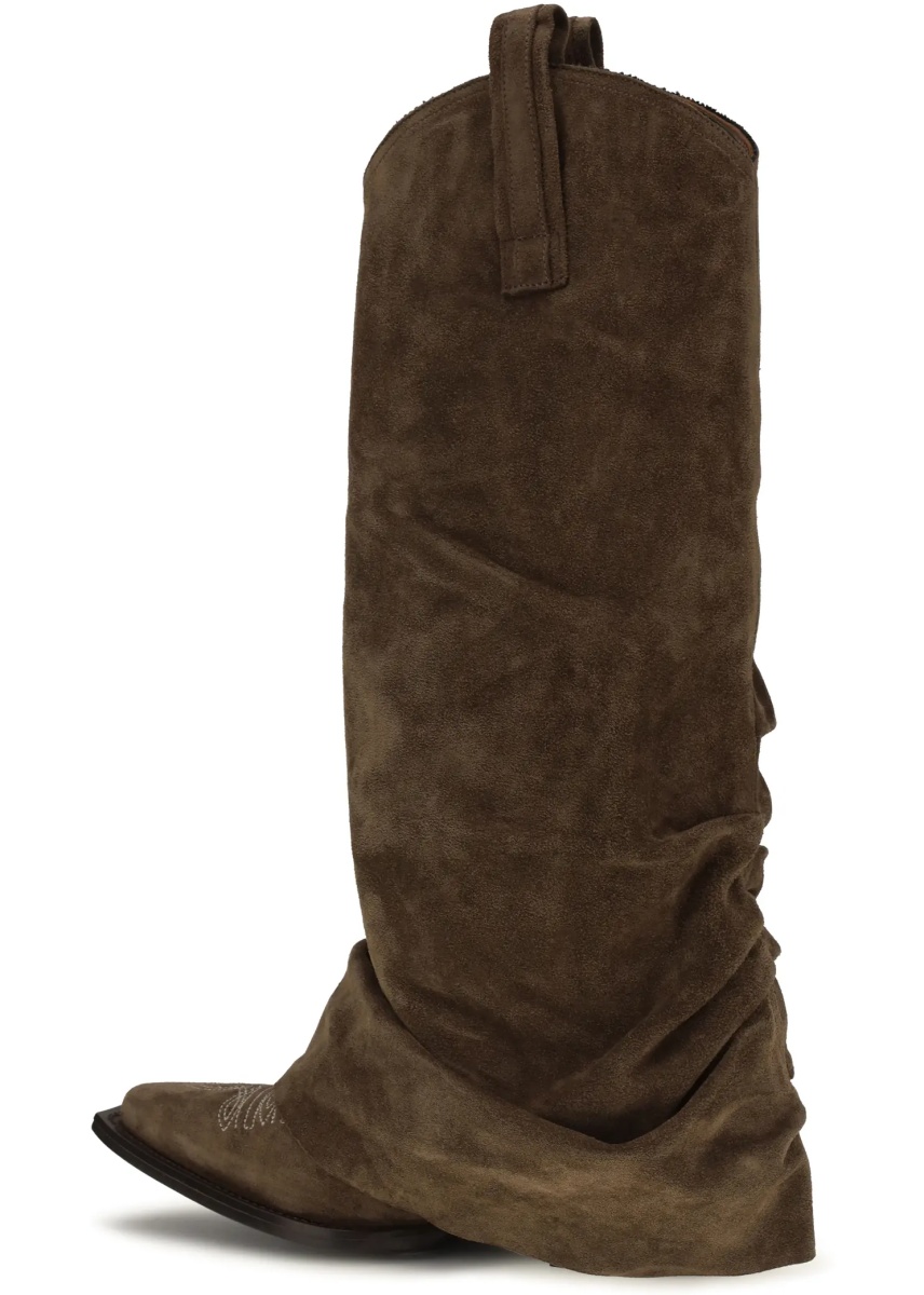 Bocanci Suede Cowboy Boots - Img 3