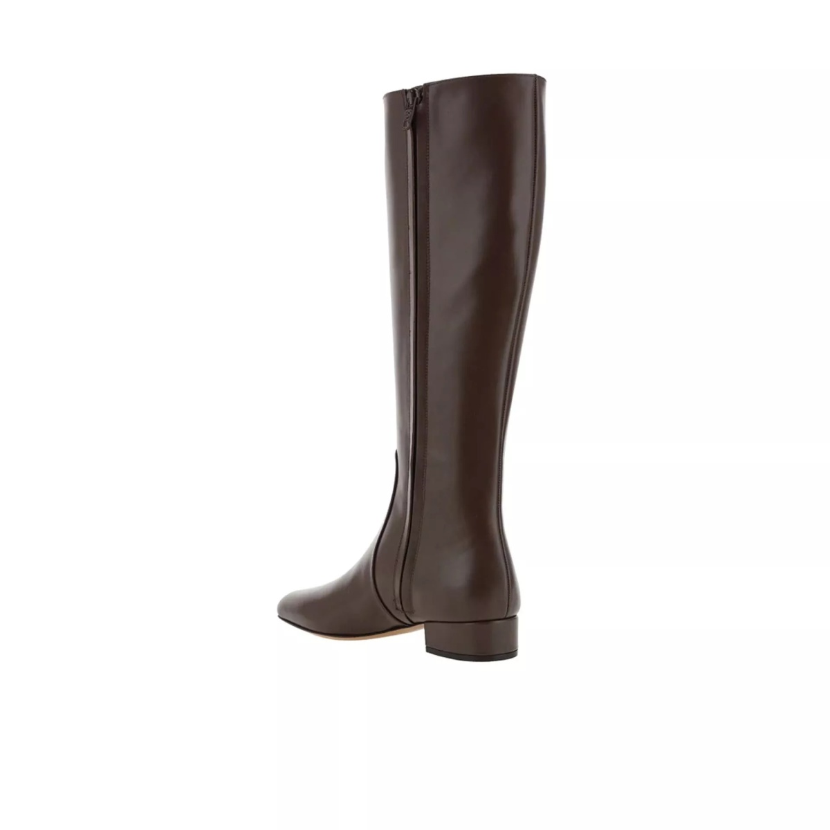 Bocanci Valentino Garavani Leather Logo Boots - Img 3