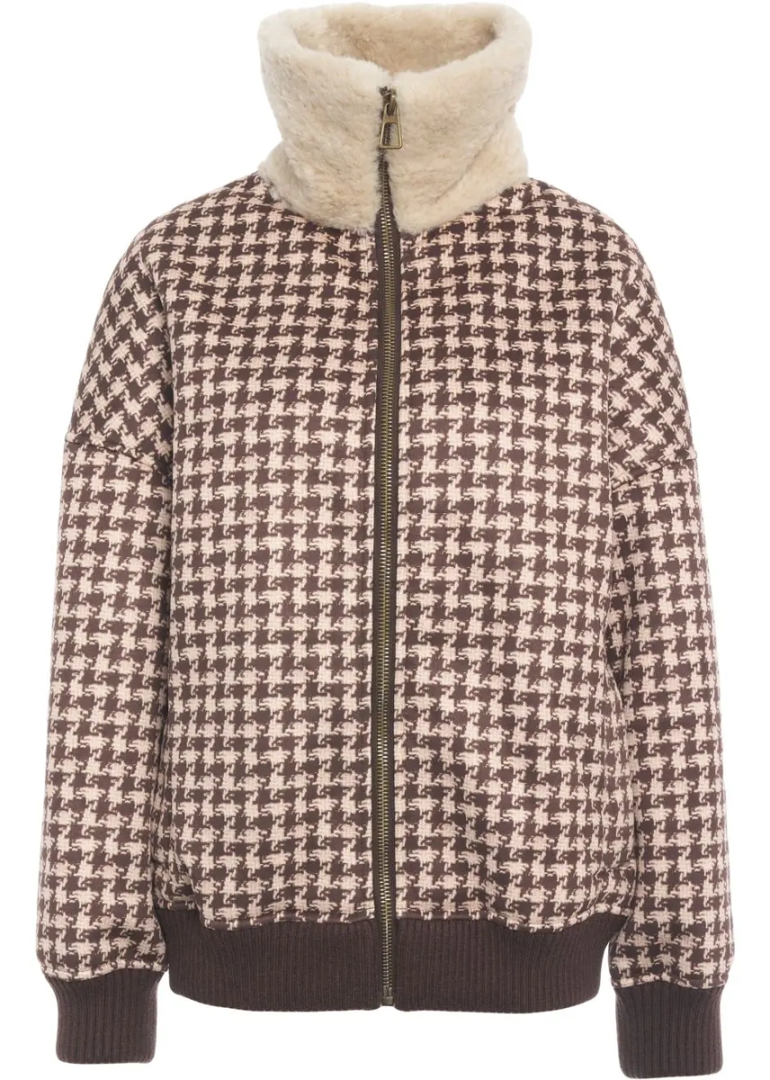 Bomber Bomber jacket with faux fur collar - Img 2