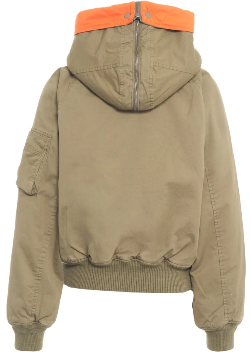 Bomber Bomber jacket with fur hood - Img 5