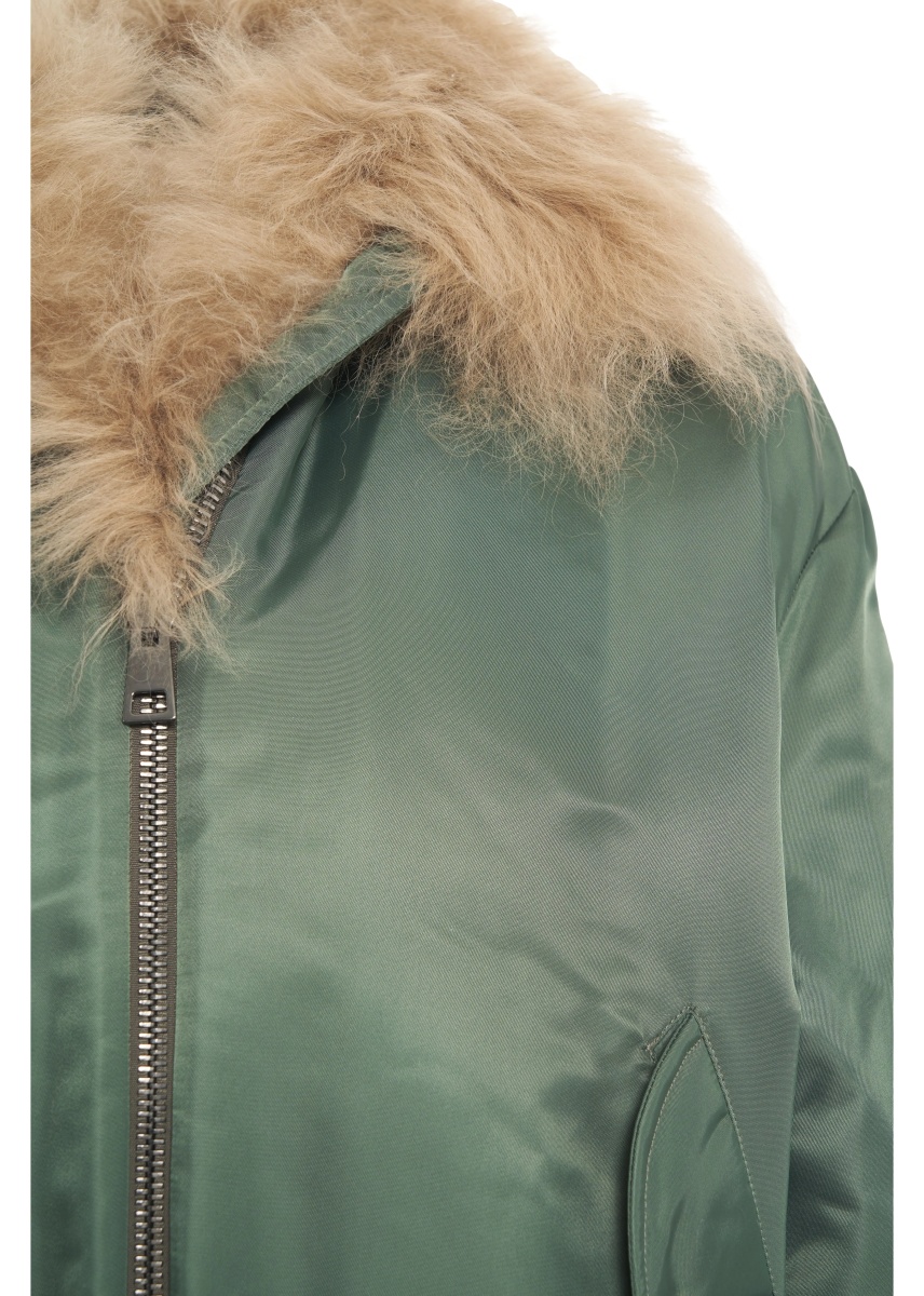 Bomber Bomber jacket with sheepskin - Img 5