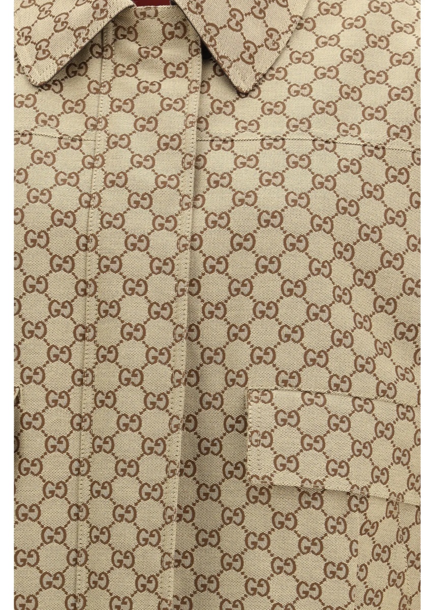 Bomber GG Canvas bomber Jacket - Img 3