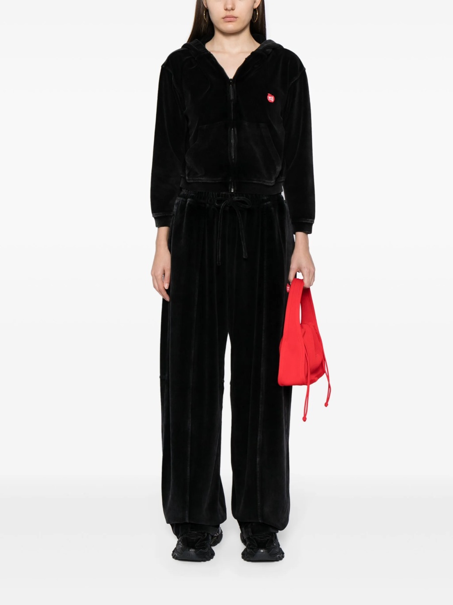 Bomber jacket Alexander Wang neagra din polyester si bumbac - Img 2