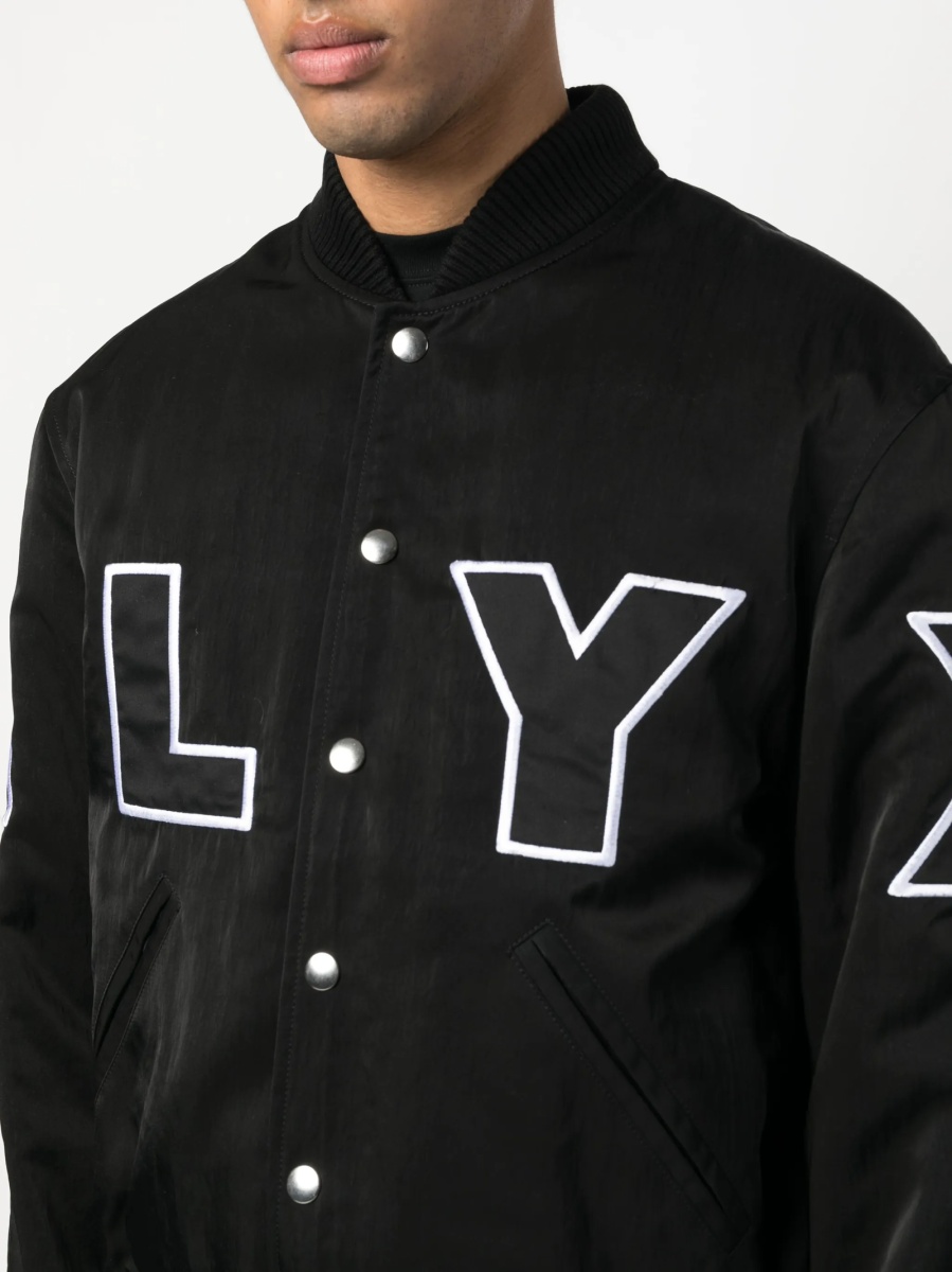 Bomber jacket Alyx neagra din polietilena si poliamida - Img 5