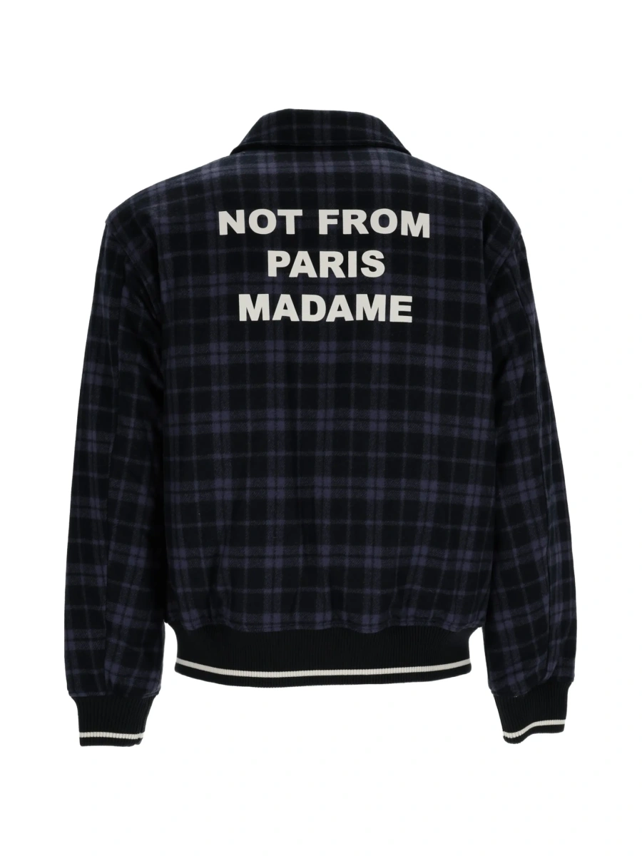 Bomber jacket DRÔLE DE MONSIEUR neagra - Img 2