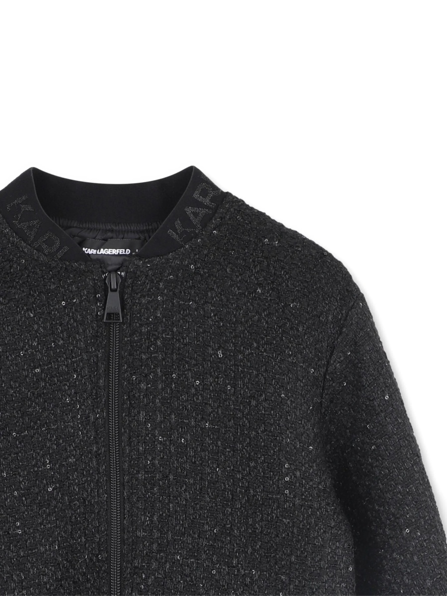 Bomber jacket Karl Lagerfeld neagra - Img 2