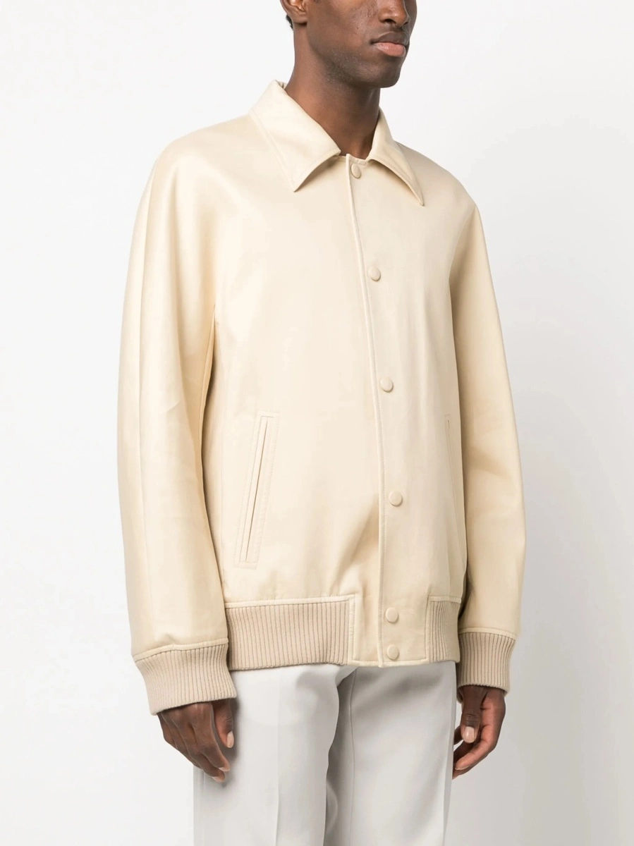 Bomber jacket Lanvin neutra din bumbac - Img 3