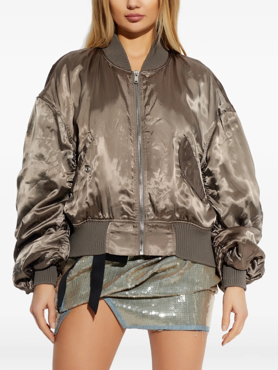 Bomber jacket Rick Owens maro din cupru - Img 3