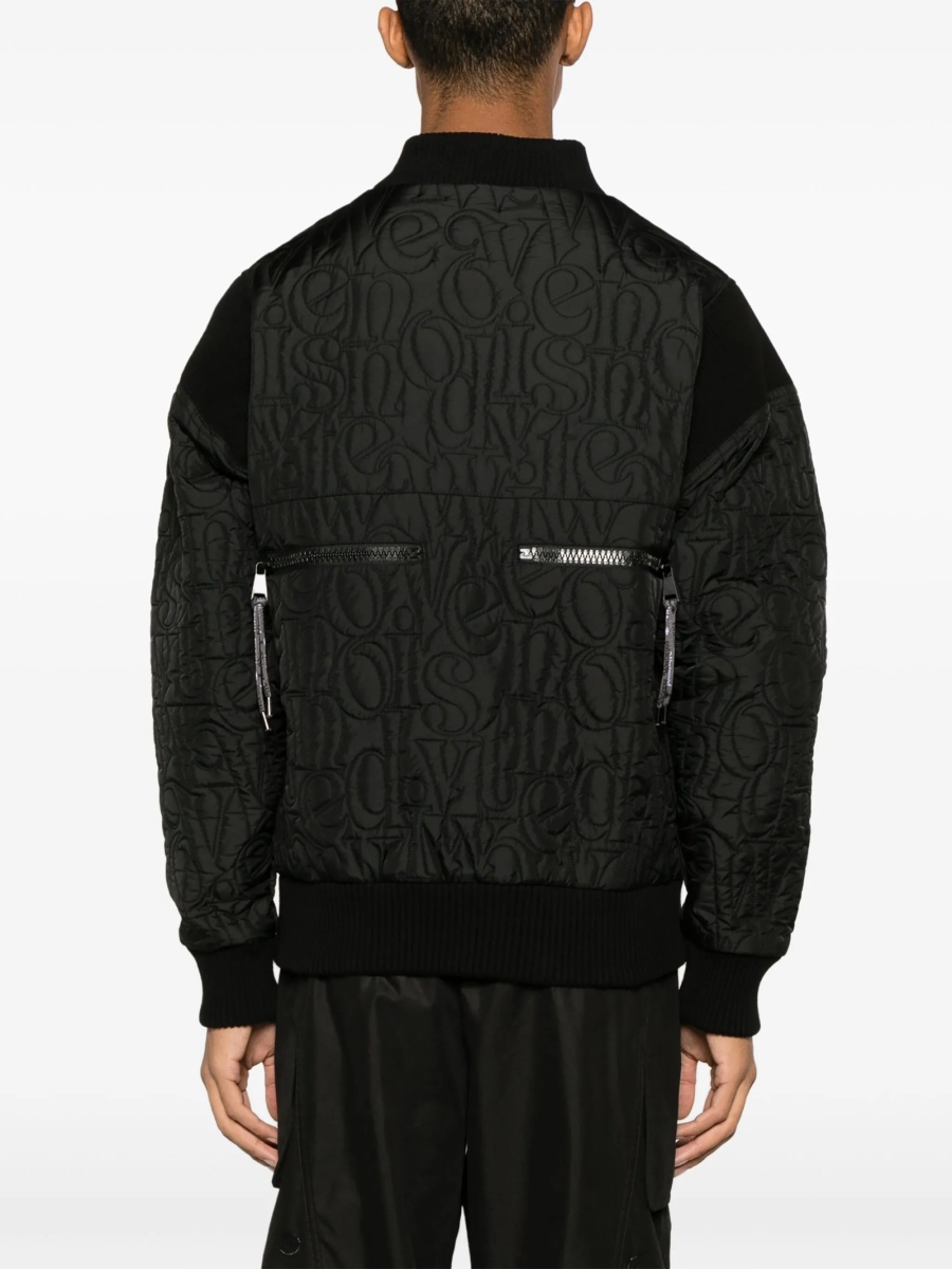 Bomber jacket Vivienne Westwood neagra din poliamida - Img 4