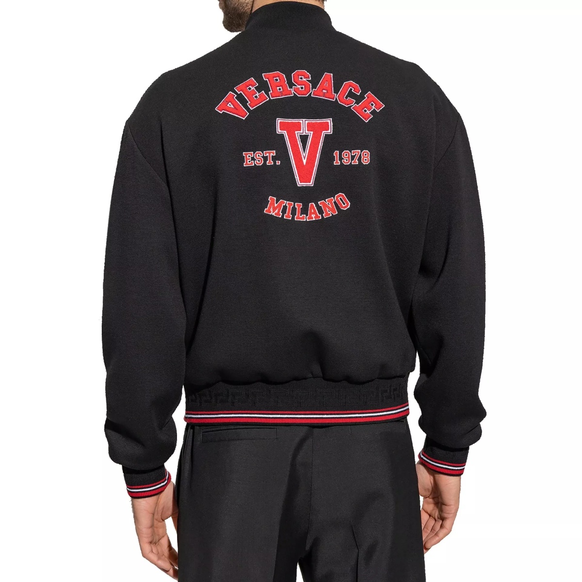 Bomber Versace Patch Bomber Jacket - Img 3