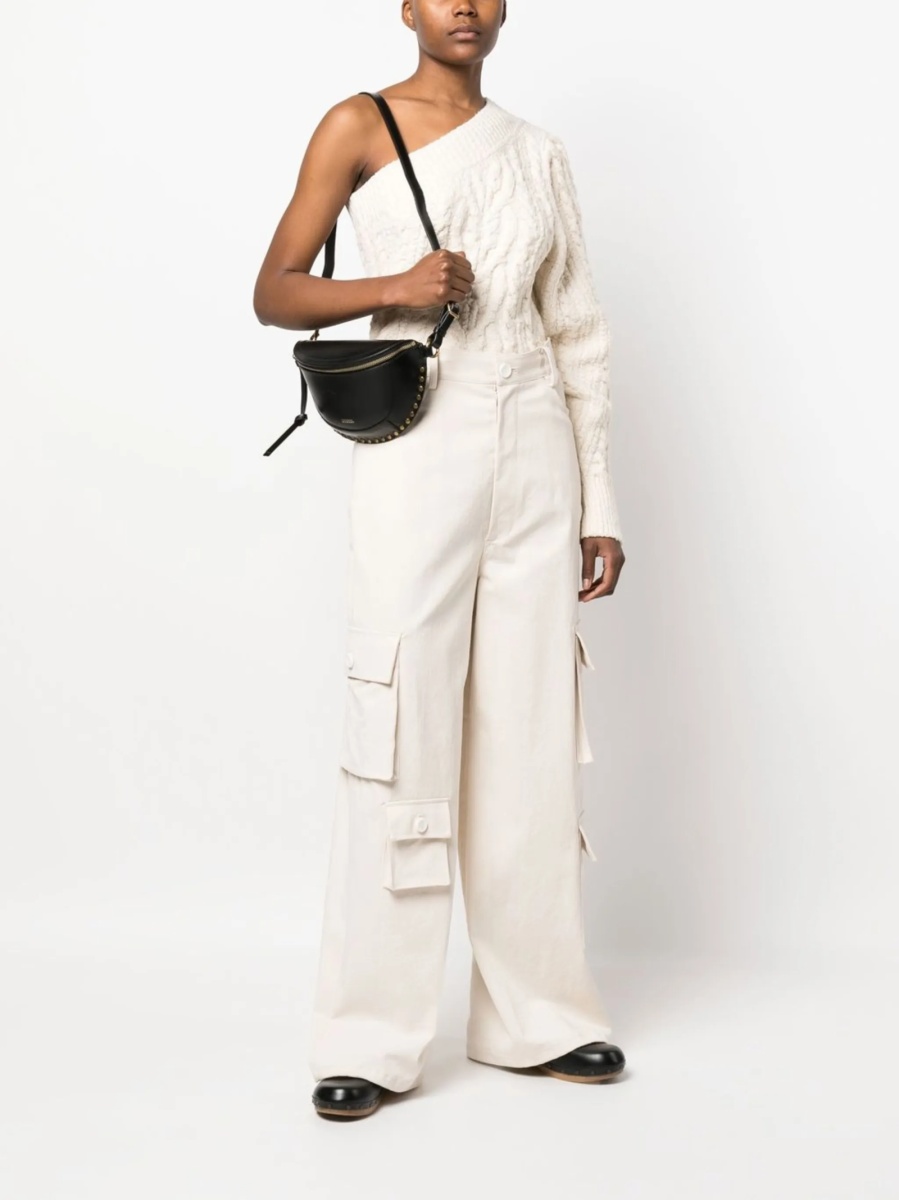 Borseta Isabel Marant neagra din piele - Img 2