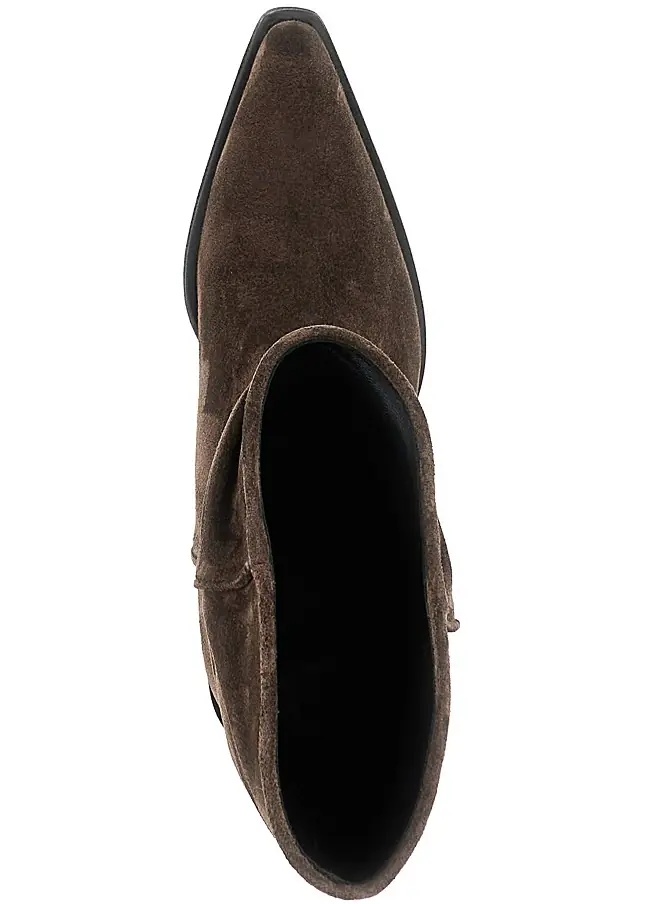 Botine 'Clive' suede leather Western boots - Img 4