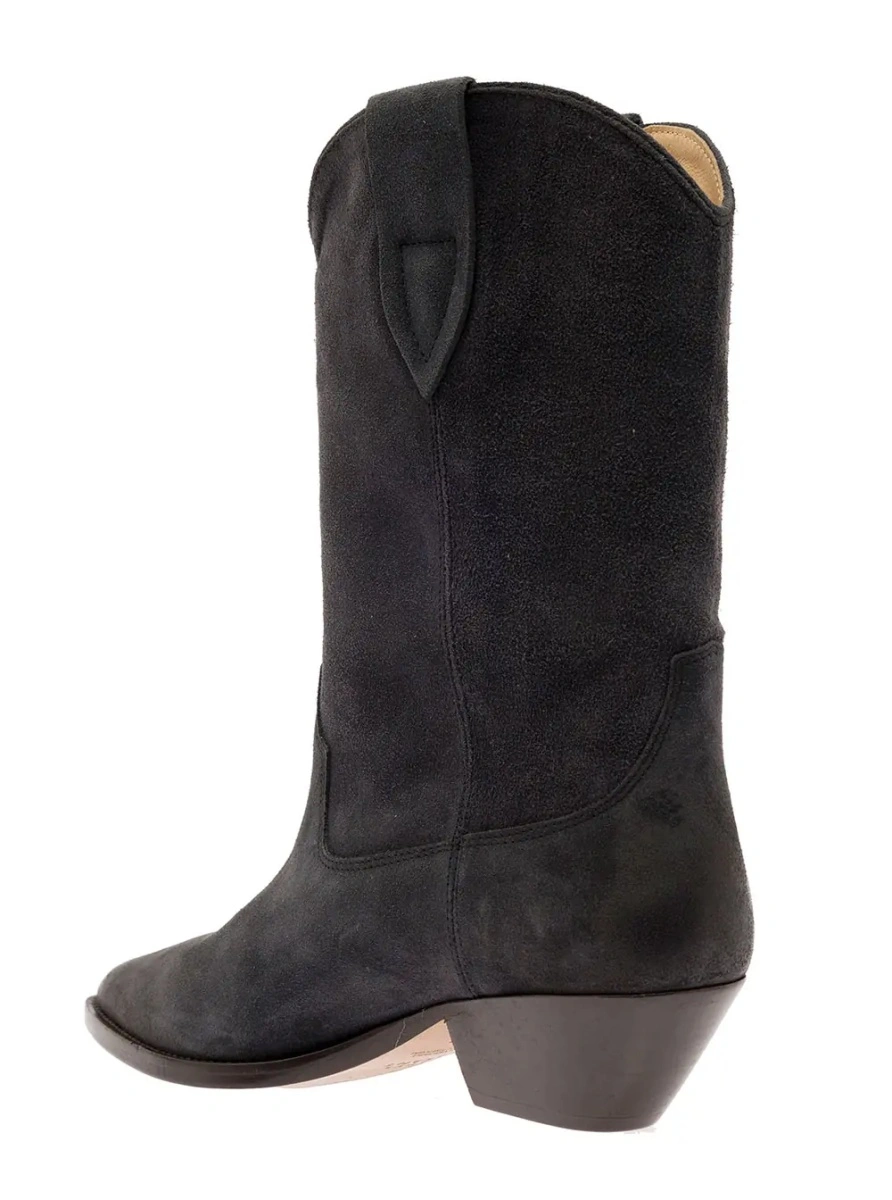 Botine Isabel Marant negre din piele - Img 3