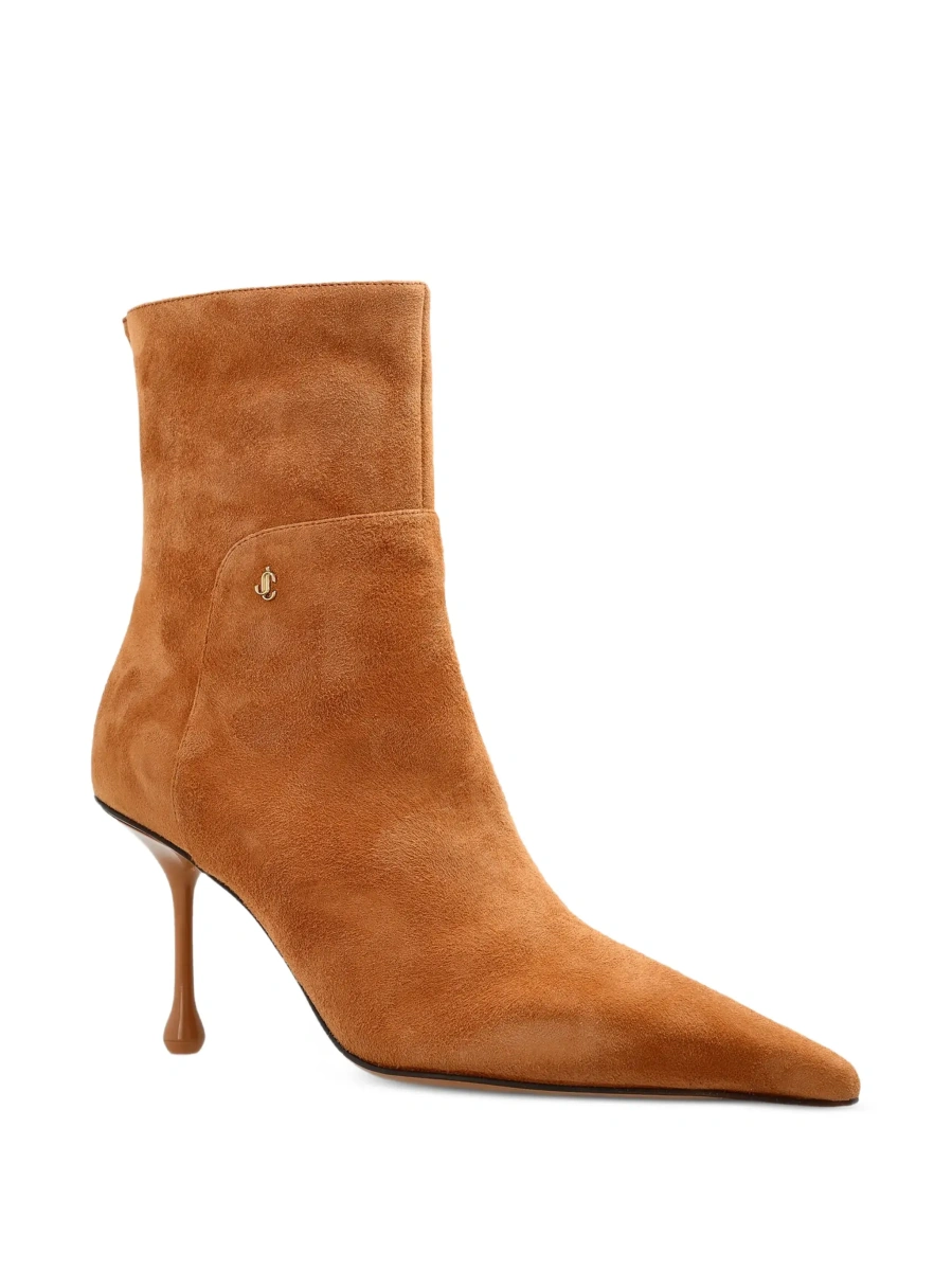 Botine Jimmy Choo bej din piele intoarsa - Img 5