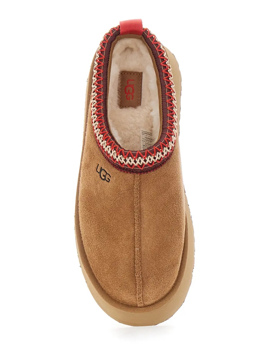 Botine Mules 'Tasman' with Braided Edge in Brown Suede for Women - Img 4