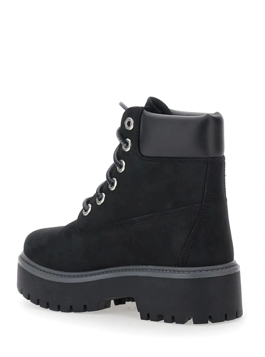 Botine Timberland negre din piele - Img 3