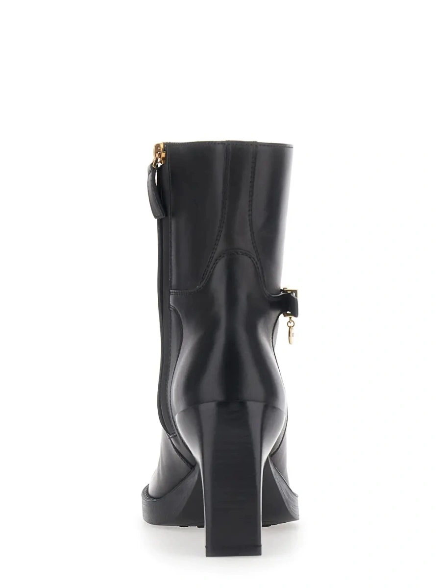 Botine TOD'S negre din piele - Img 4