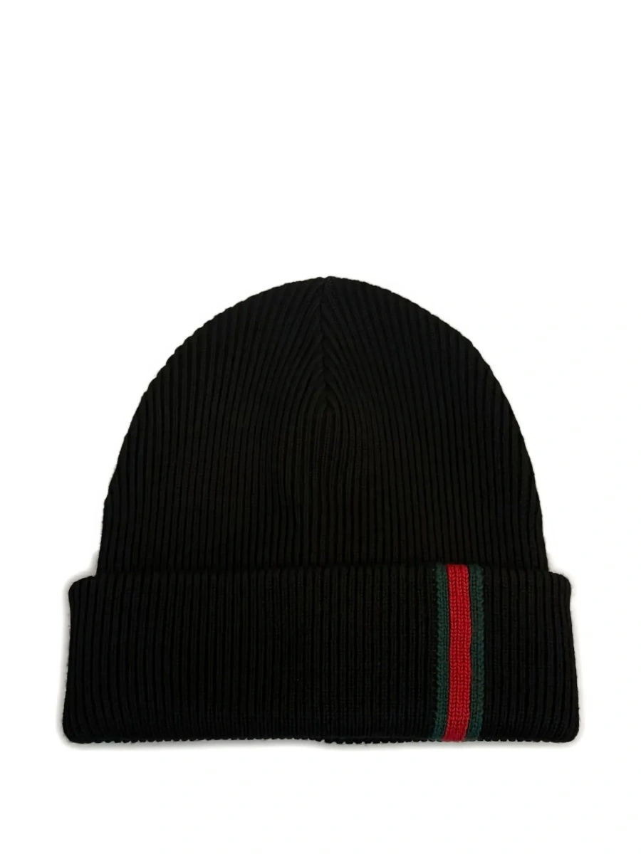 Caciula Gucci neagra din lana - Img 5