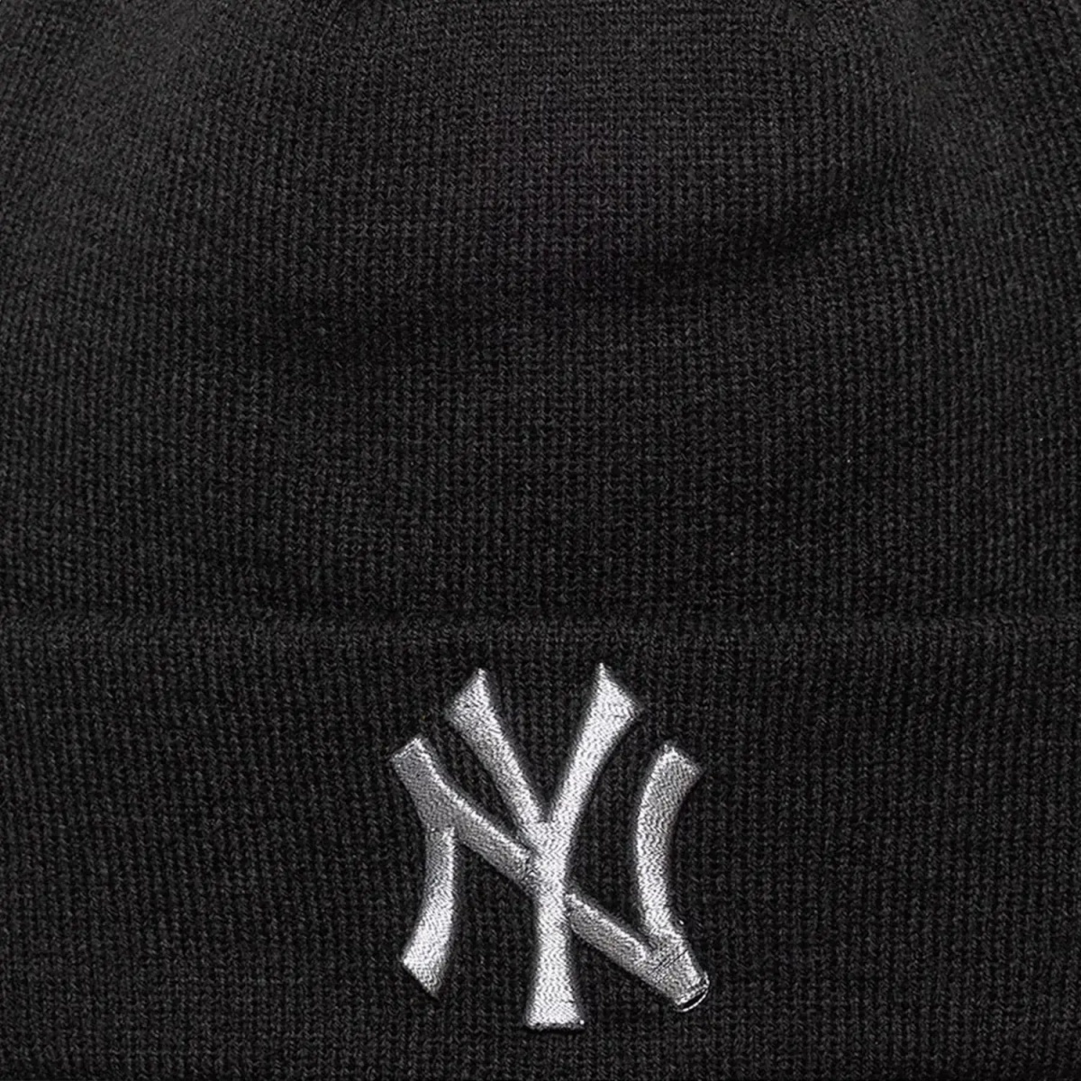 Caciula Metallic Beanie New York Yankees Hat - Img 3