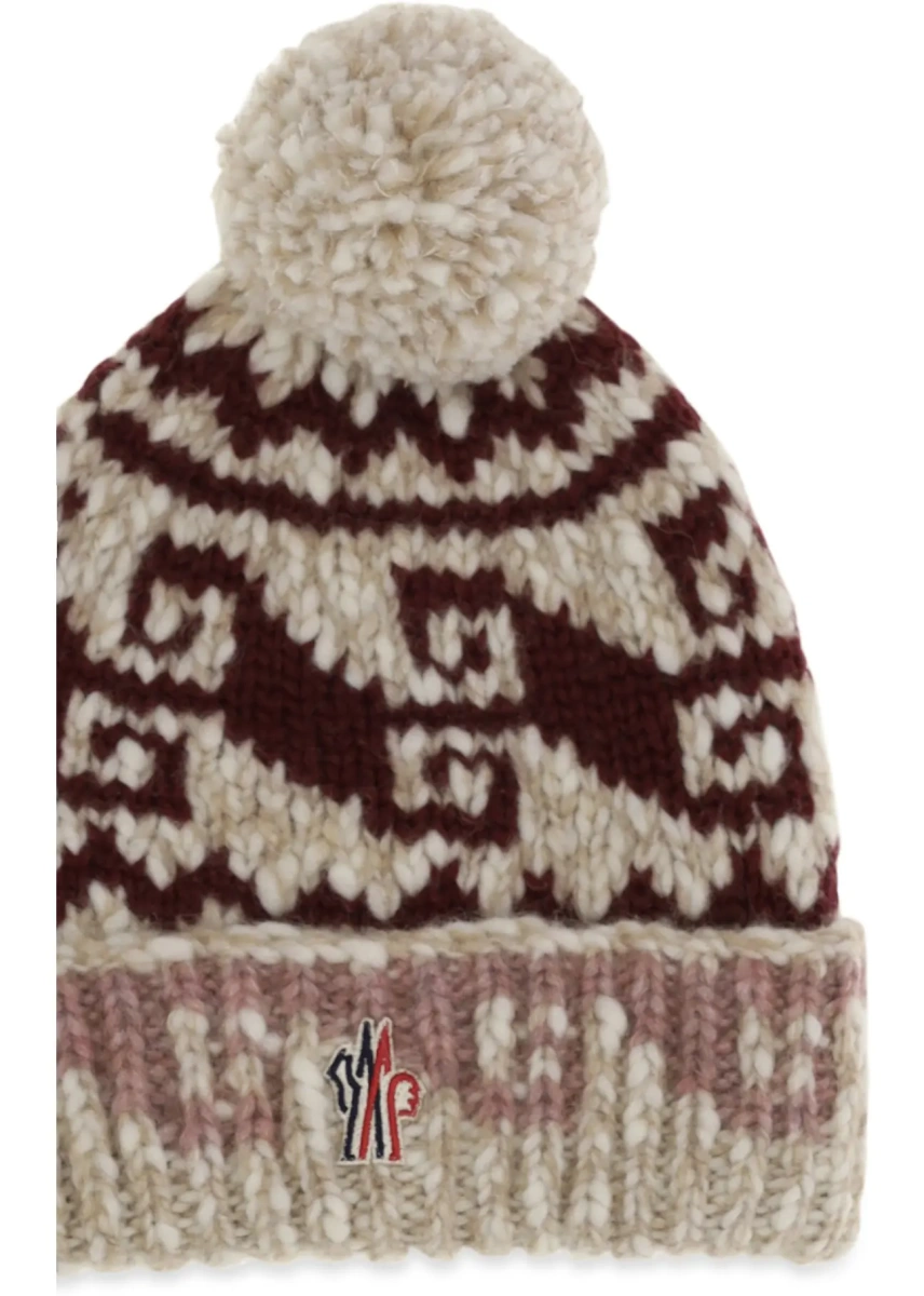 Caciula Wool-Alpaca Blend Beanie with Pom-Pom - Img 3