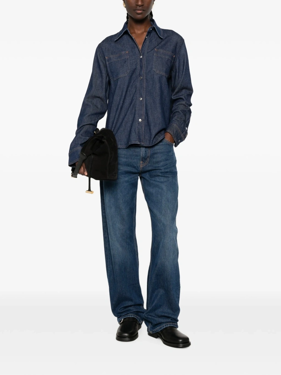 Camasa 7 For All Mankind albastra - Img 2