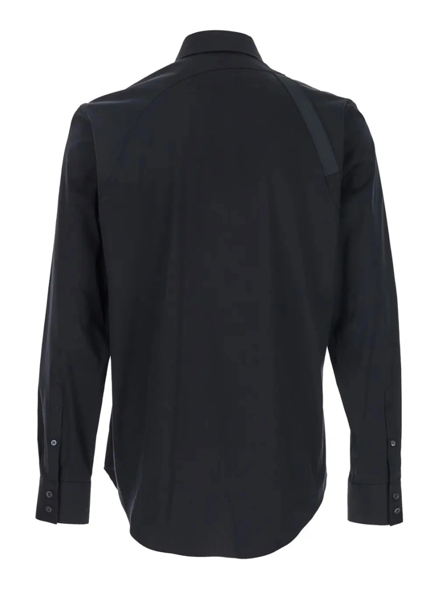 Camasa Alexander McQueen neagra din bumbac - Img 2