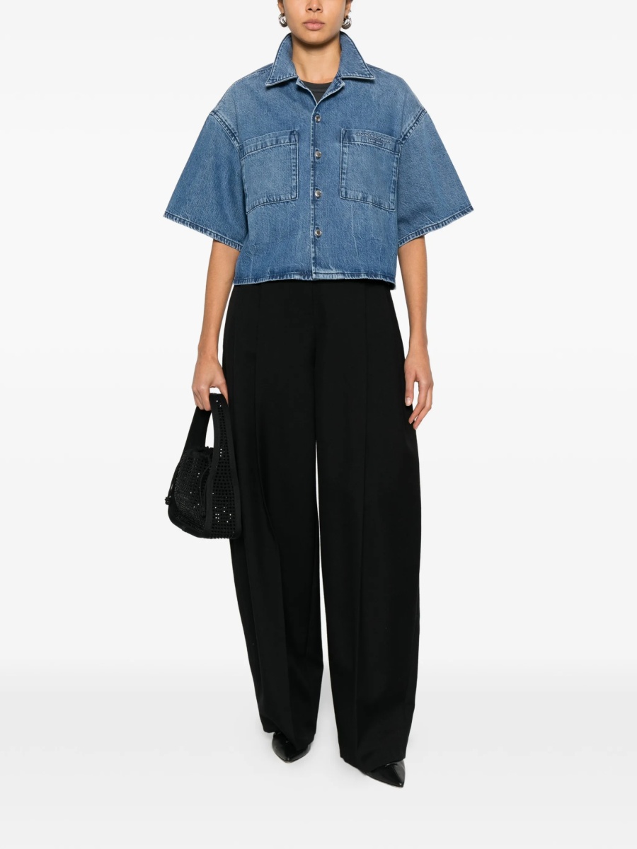 Camasa Alexander Wang albastra - Img 2