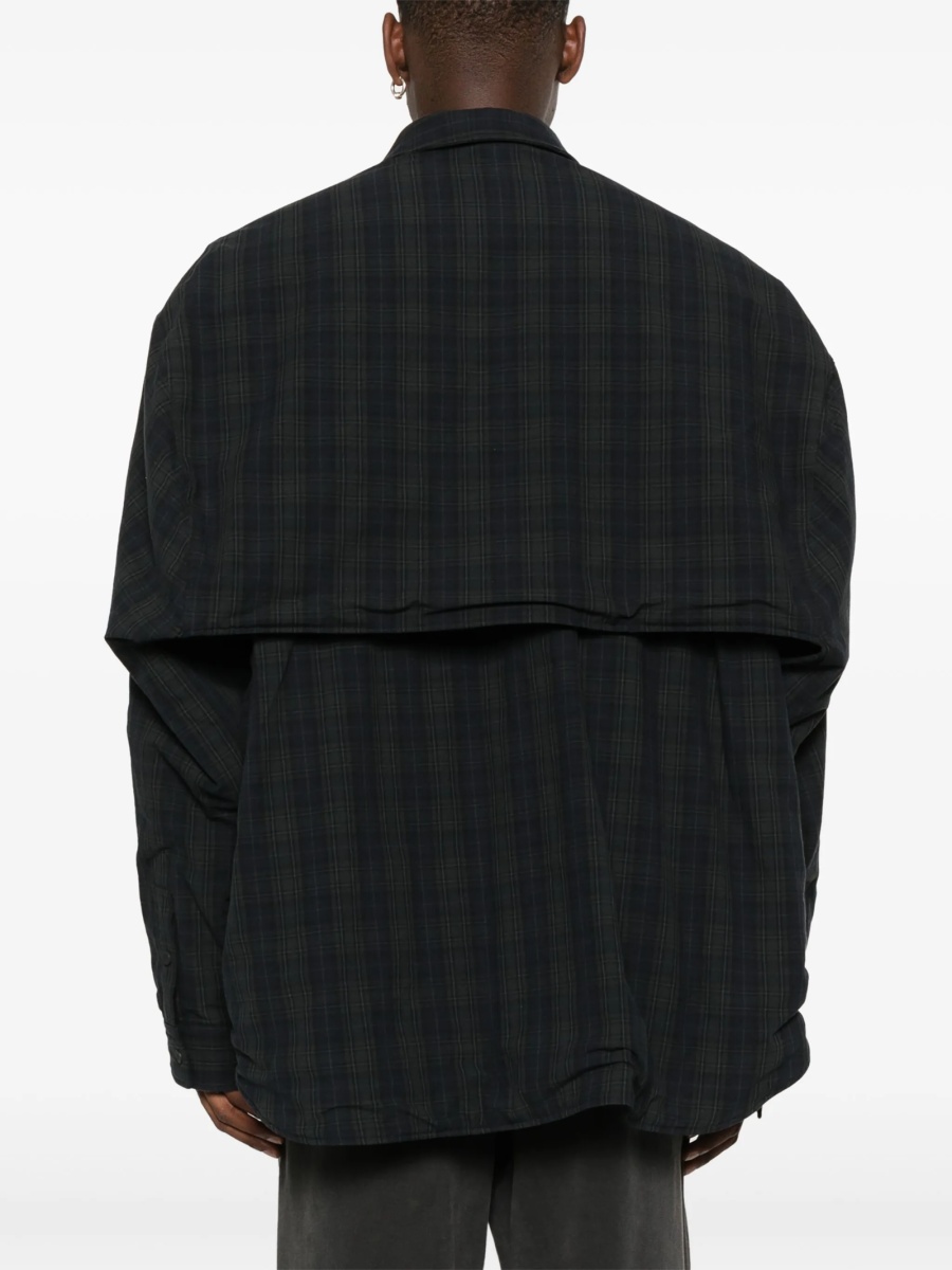 Camasa Balenciaga gri din bumbac - Img 5