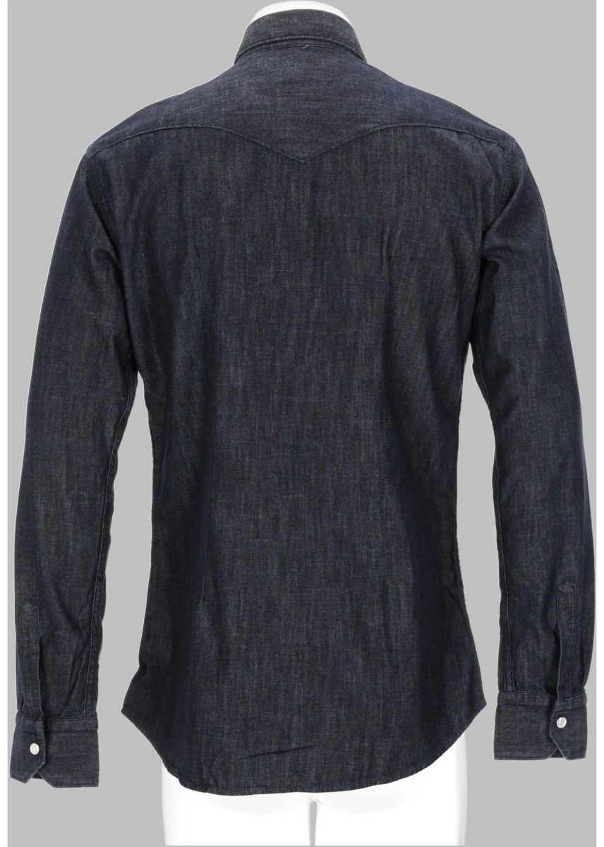 Camasa casual Camicia In Denim Di Cotone - Img 2