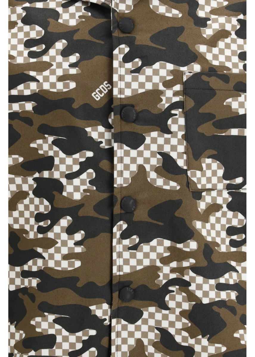 Camasa casual Checked Camo Shirt - Img 3