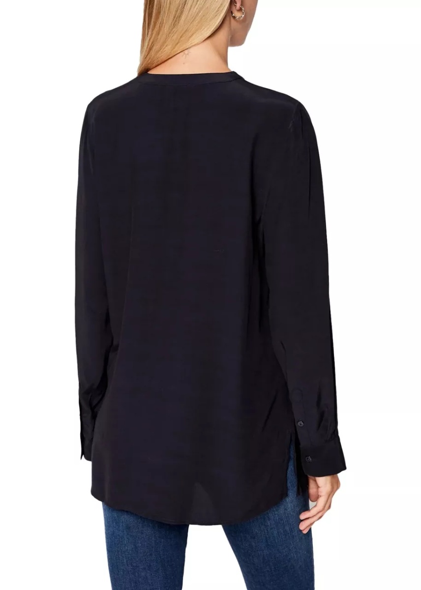 Camasa casual LONG SLEEVE V-NECK RELAXED FIT BLOUSE - Img 3