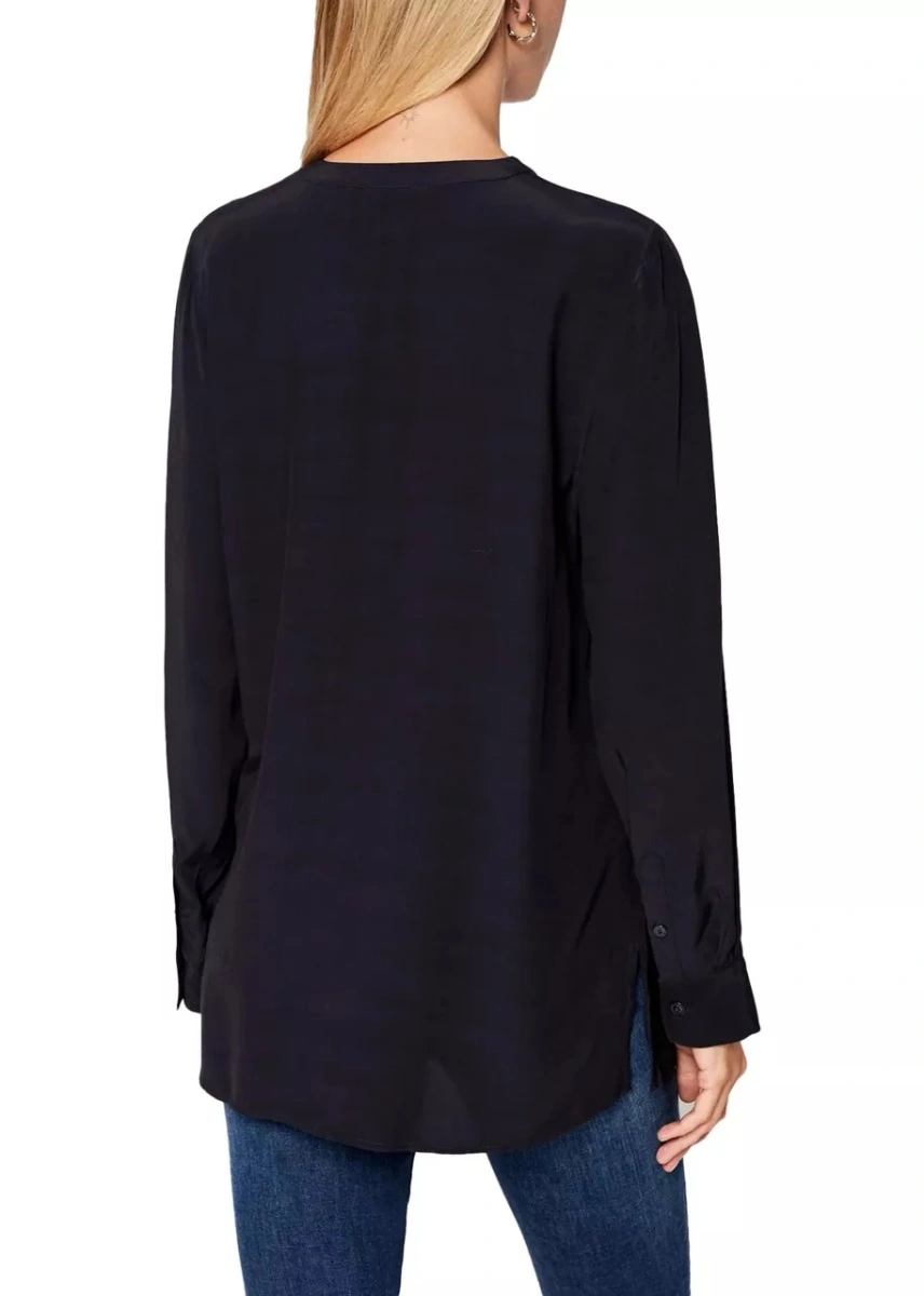 Camasa casual LONG SLEEVE V-NECK RELAXED FIT BLOUSE - Img 3