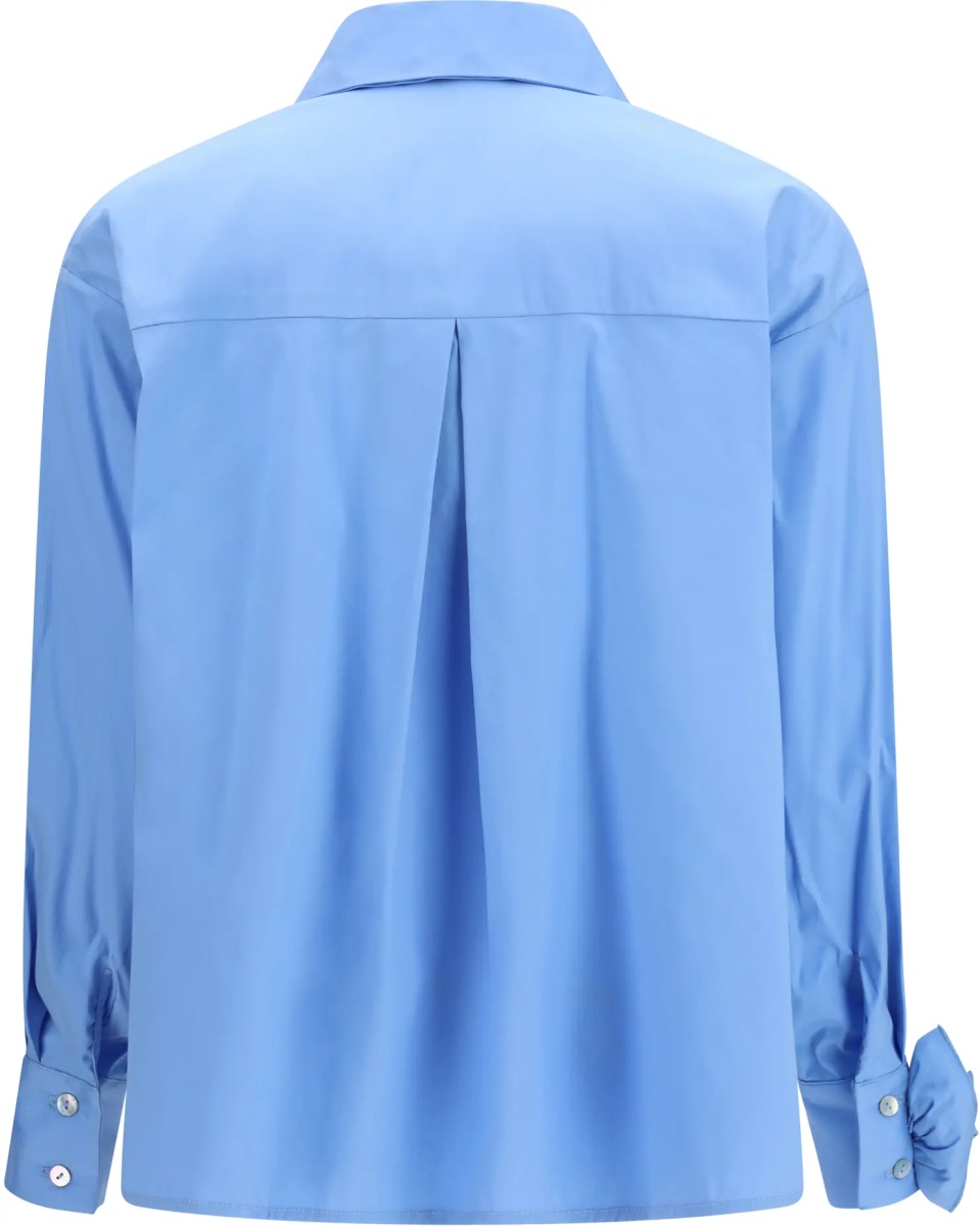 Camasa casual Shirt with appliqué roses - Img 2