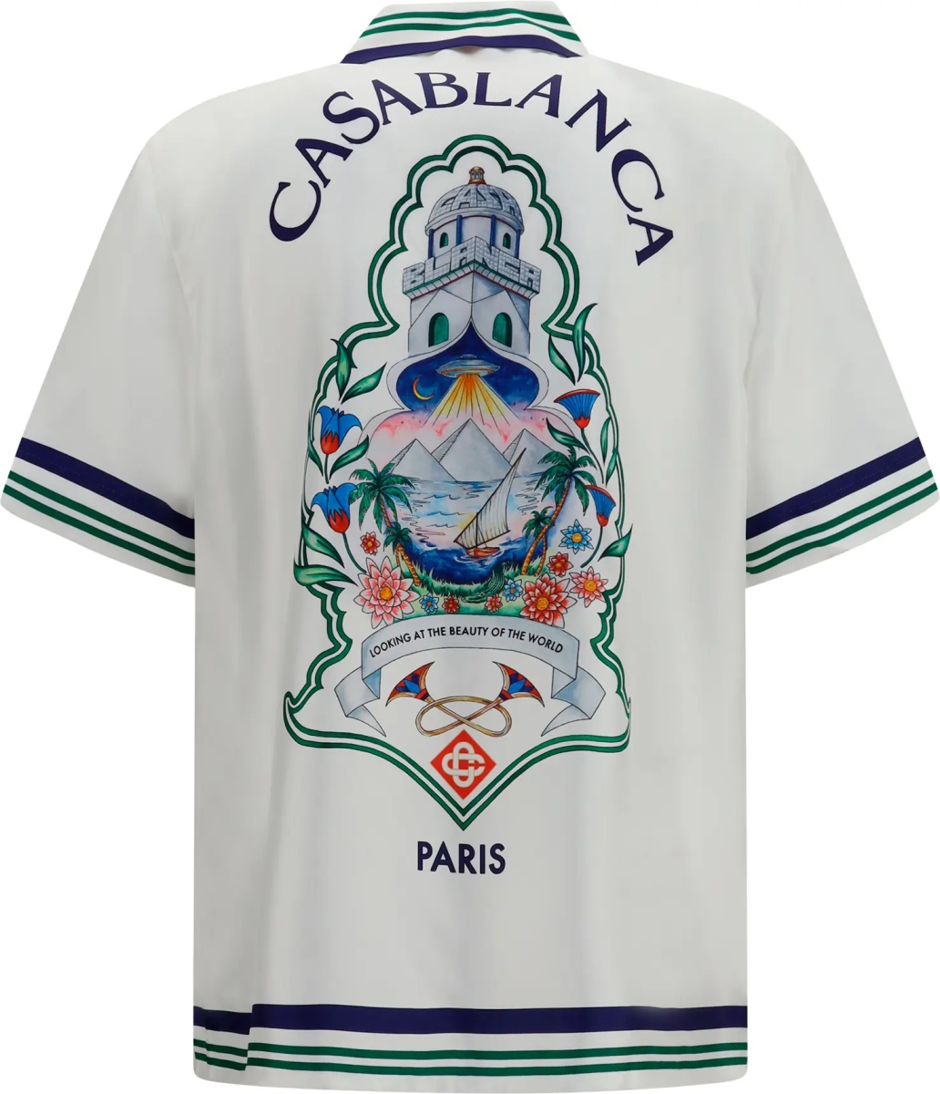 Camasa casual Short-sleeve Hotel Casablanca crest Shirt - Img 2