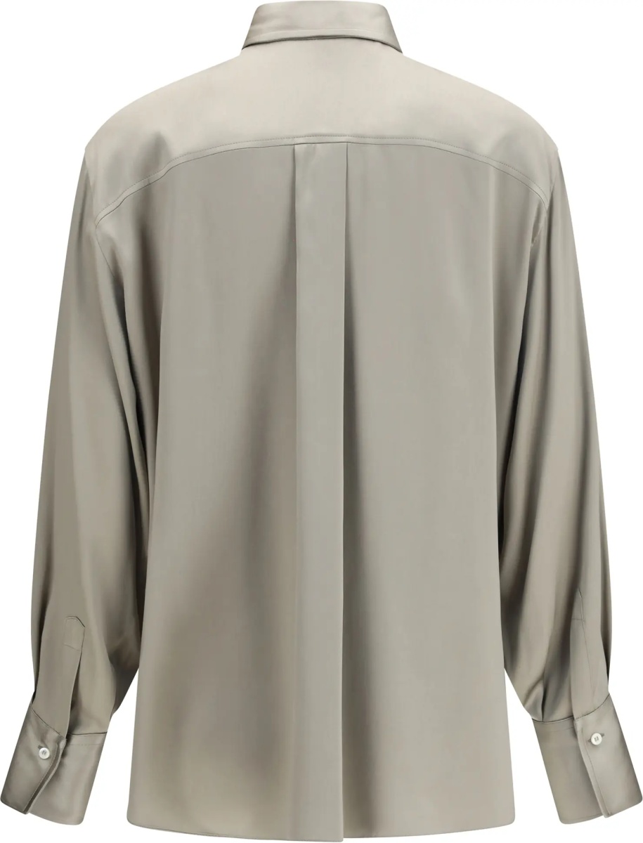Camasa casual Silk satin Shirt - Img 2