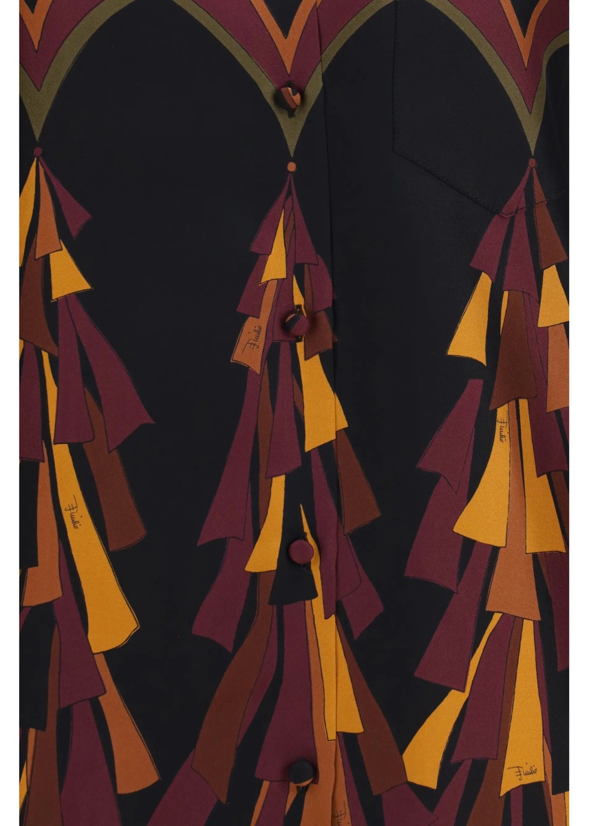 Camasa casual Silk Shirt in Baiadera print - Img 2