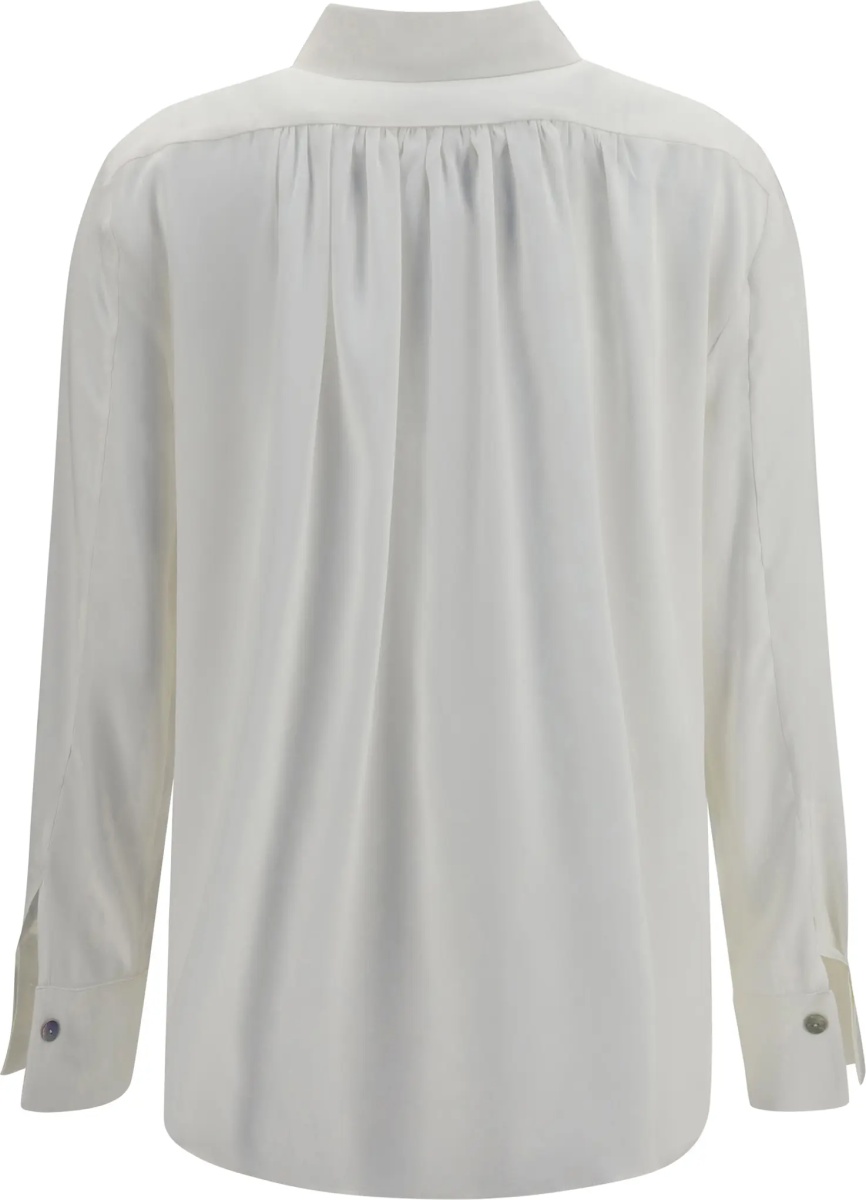 Camasa casual Silk Shirt with back gathering - Img 2