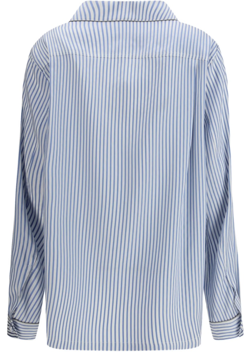 Camasa casual Striped Silk PJ Shirt - Img 2