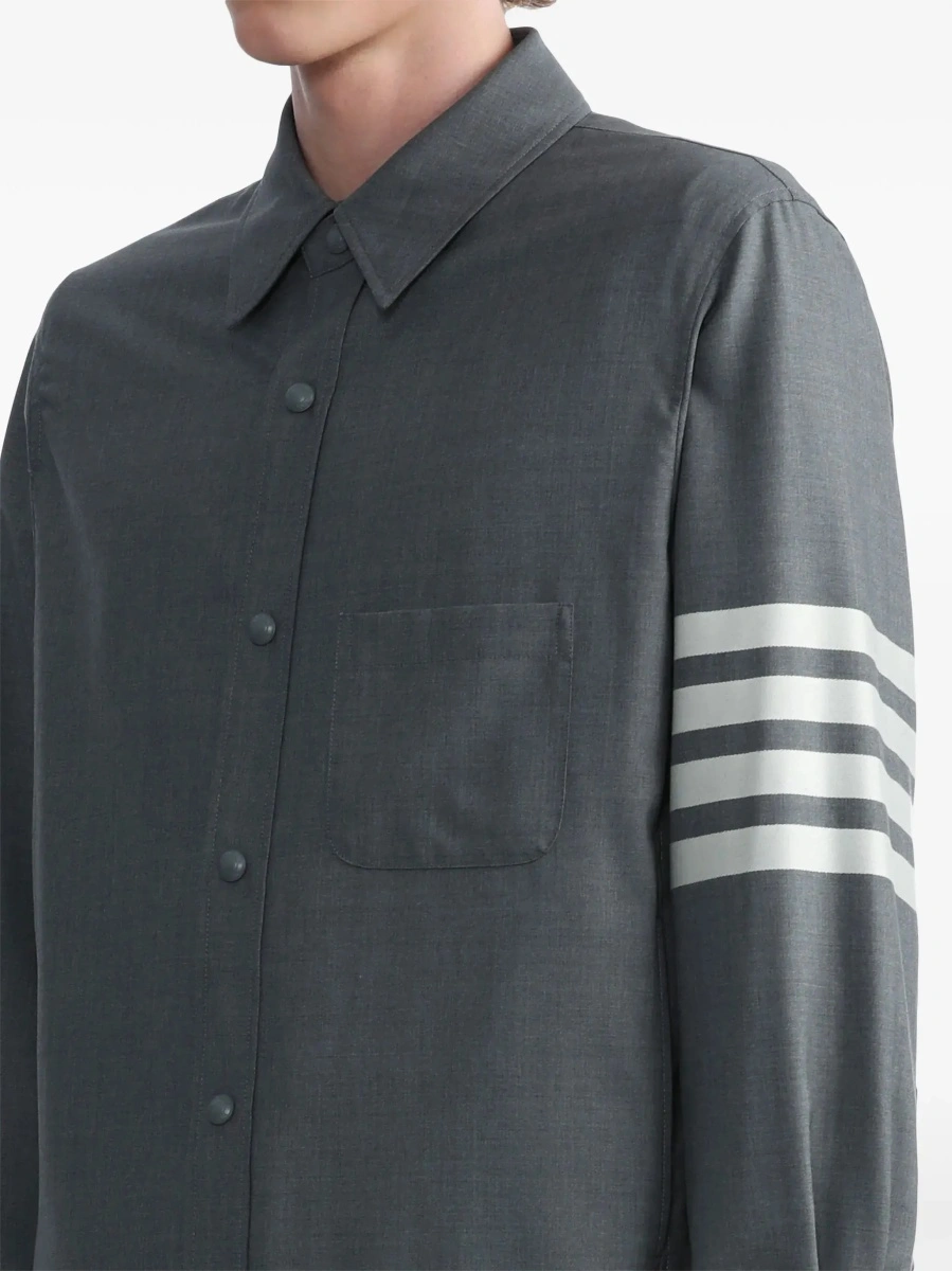 Camasa casual Wool and cotton blend Shirt - Img 8