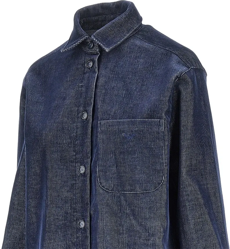 Camasa Corduroy shirt with Eagle embroidery - Img 2