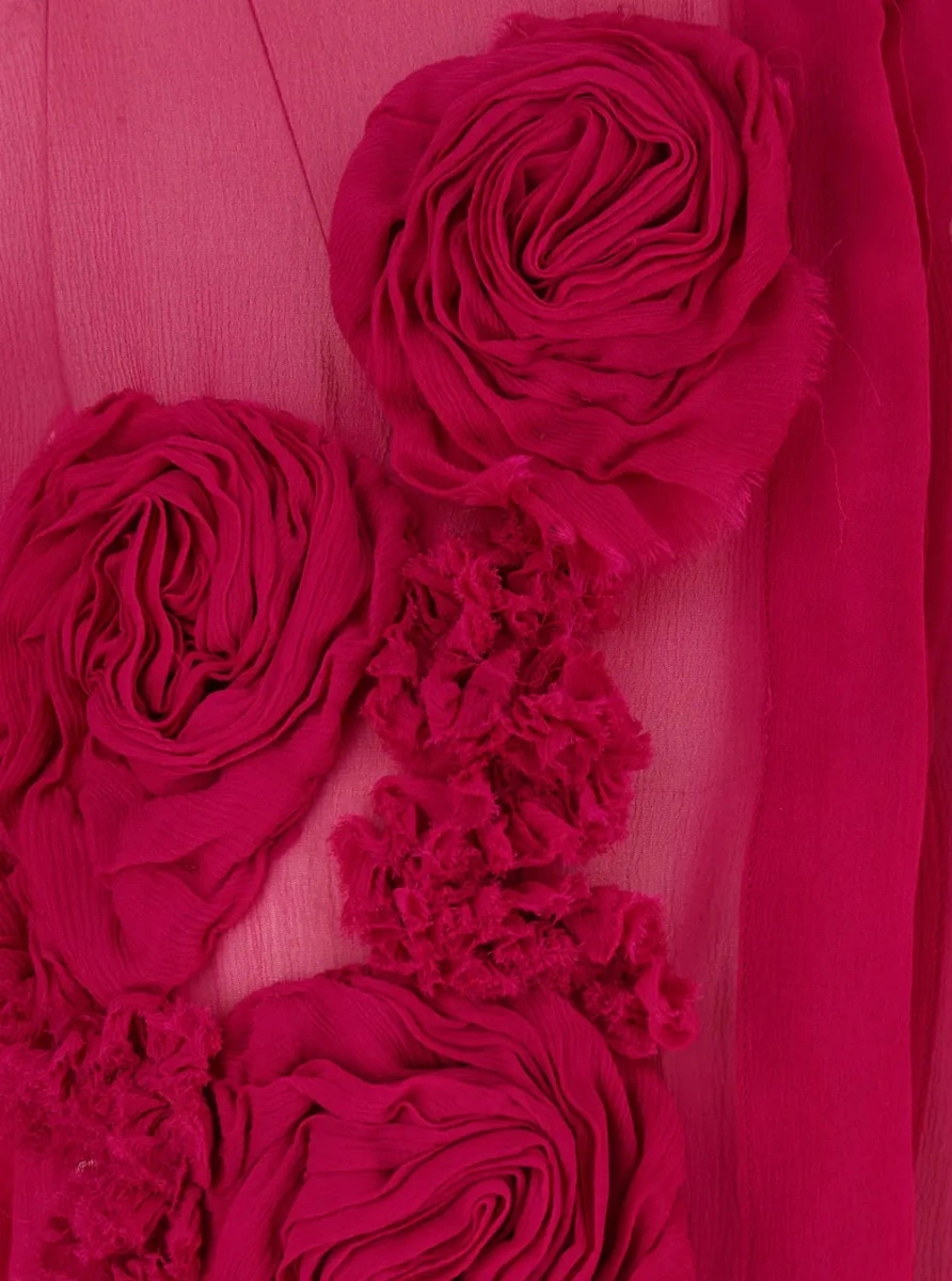 Camasa Dries Van Noten roz din matase - Img 2