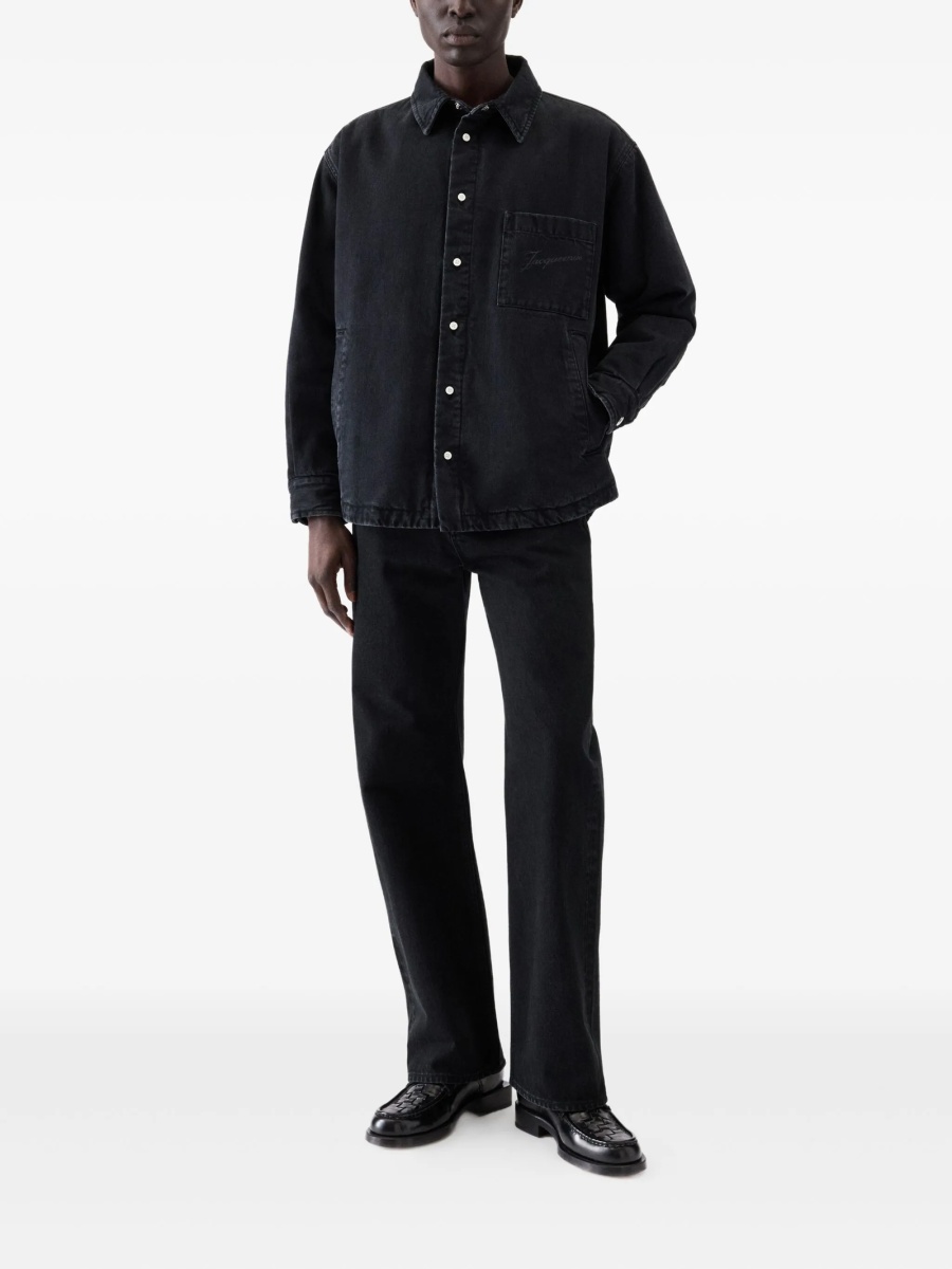 Camasa JACQUEMUS neagra din bumbac - Img 2