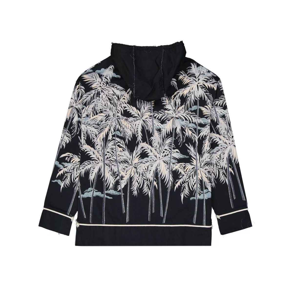 Camasa Palm Angels Hooded Printed Shirt - Img 2