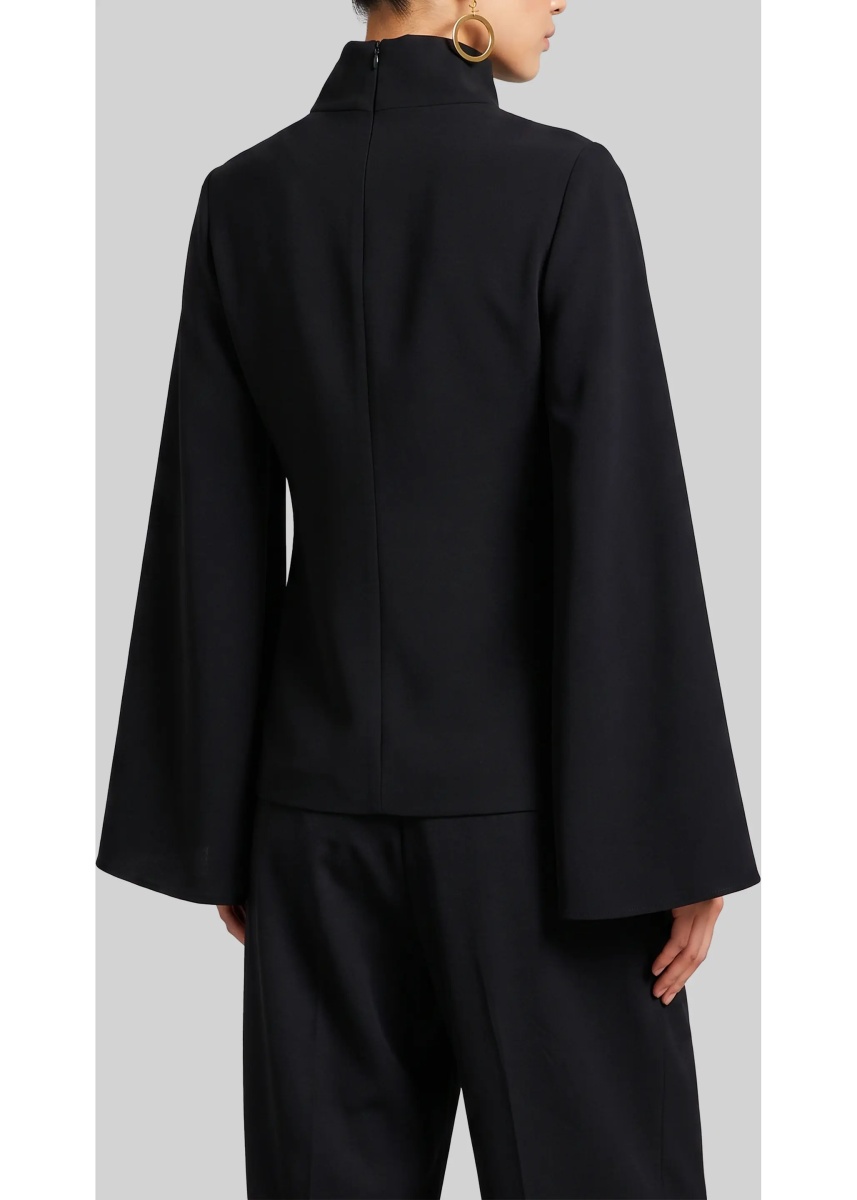 Camasa Split Sleeves Bell Top - Img 3